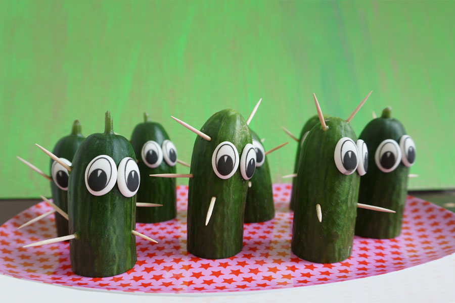 Bild für Kaktus-Snack zum Kindergeburtstag
